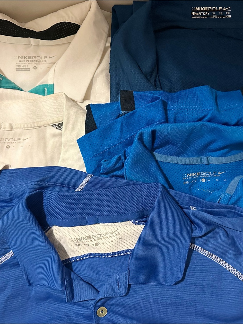 Men's Nike Golf Polo Shirts Set of 5